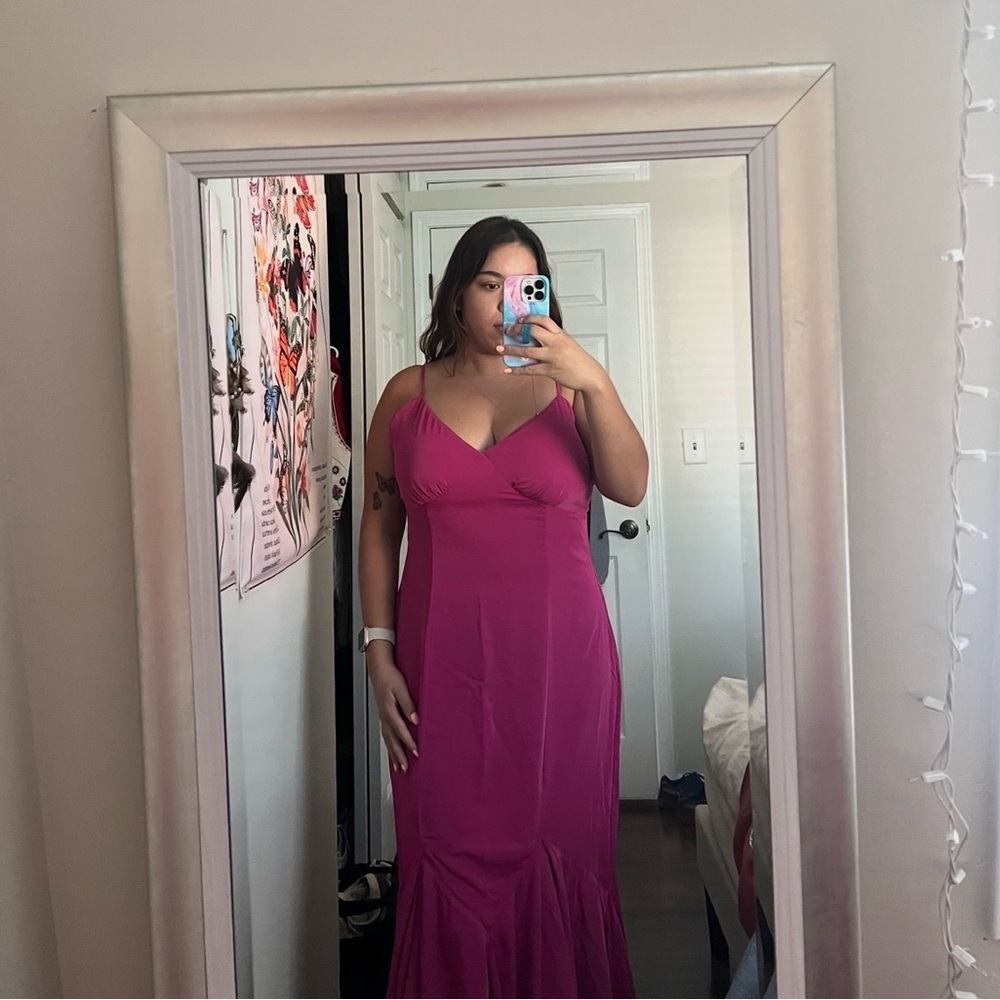 Abercrombie Mermaid Slip Maxi Dress